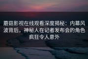 蘑菇影视在线观看深度揭秘：内幕风波背后，神秘人在记者发布会的角色疯狂令人意外