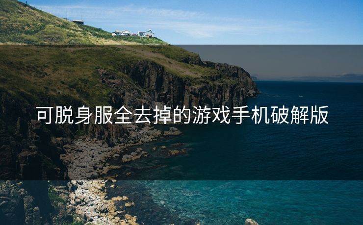可脱身服全去掉的游戏手机破解版